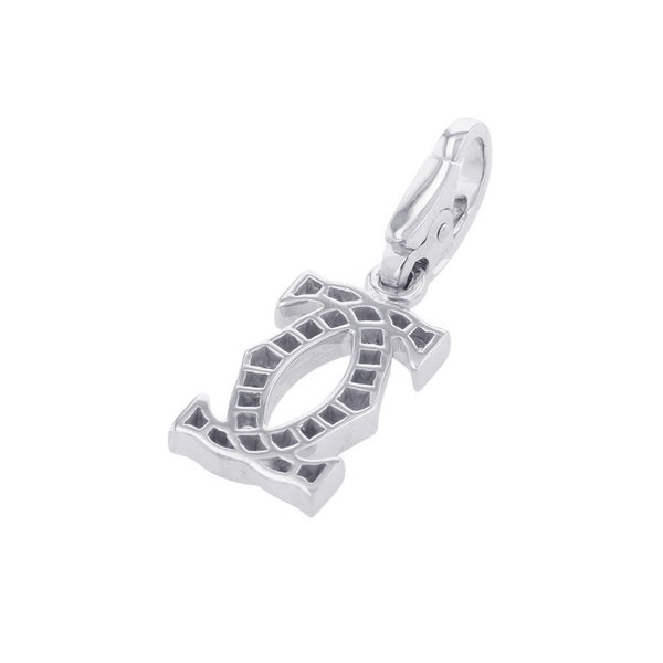 カルティエ ペンダントトップ 2C チャーム ダイヤモンド K18WGホワイトゴールド Cartier ジュエリー