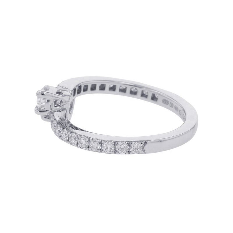 グラフ リング デュエット ラップアラウンド ダイヤモンド 計0.90ct K18WGホワイトゴールド サイズ約8号 RGR779 GRAFF 指輪
