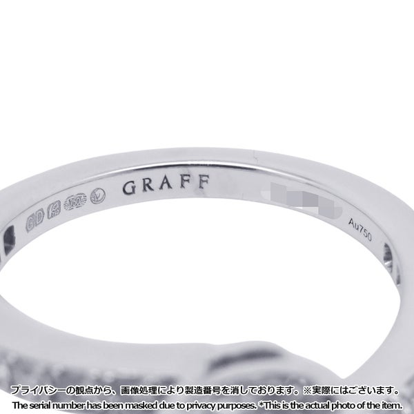グラフ リング デュエット ラップアラウンド ダイヤモンド 計0.90ct K18WGホワイトゴールド サイズ約8号 RGR779 GRAFF 指輪
