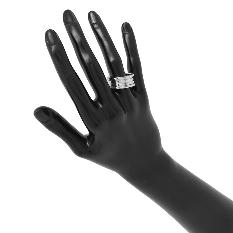 ブルガリ リング ビーゼロワン B-zero1 4バンド K18WGホワイトゴールド サイズ60 BVLGARI 指輪 ジュエリー