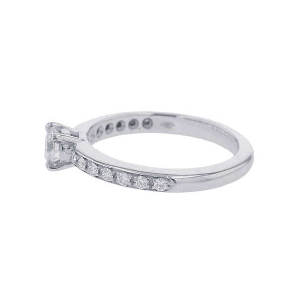 ブルガリ リング ローマ アモール ダイヤモンド 中石約0.25ct PT950 リングサイズ10号 BVLGARI 指輪