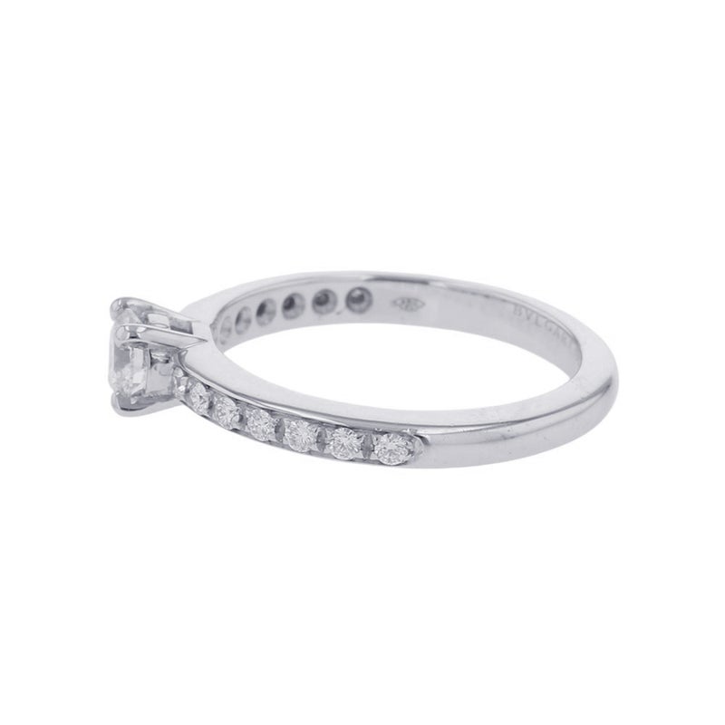 ブルガリ リング ローマ アモール ダイヤモンド 中石約0.25ct PT950 リングサイズ10号 BVLGARI 指輪