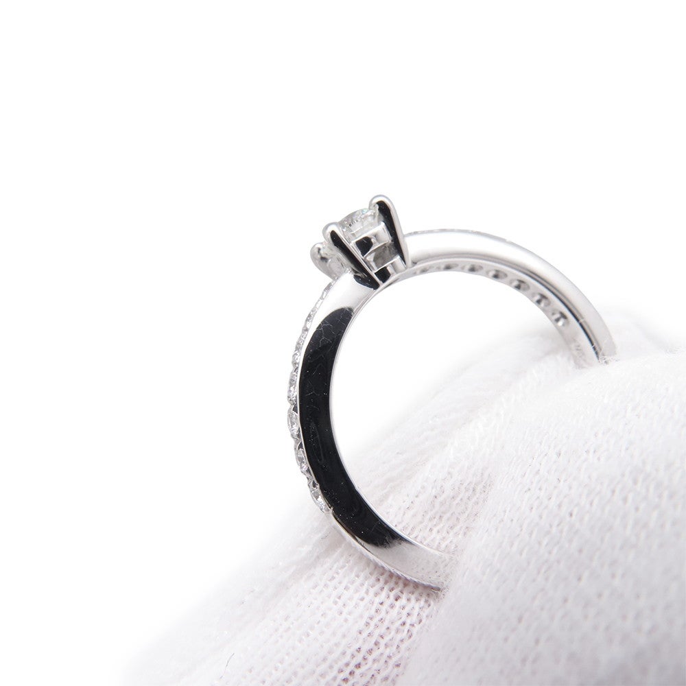 ブルガリ リング ローマ アモール ダイヤモンド 中石約0.25ct PT950
