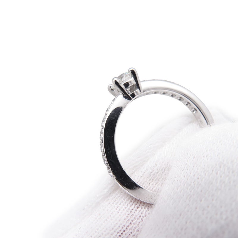 ブルガリ リング ローマ アモール ダイヤモンド 中石約0.25ct PT950 リングサイズ10号 BVLGARI 指輪