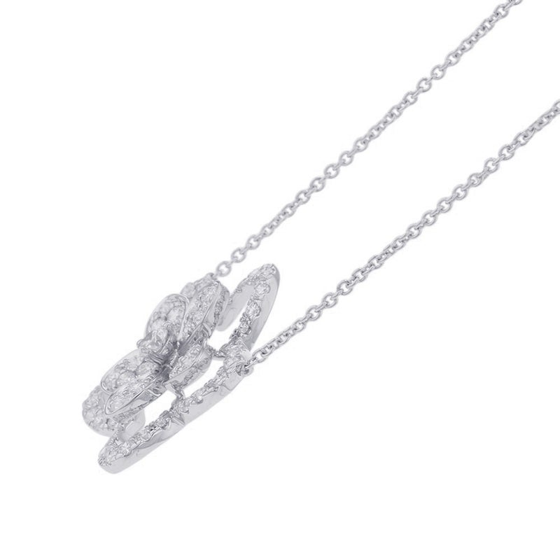 グラフ ネックレス ワイルドフラワー ラージ ダイヤモンド ペンダント ダイヤ 計0.93ct K18WGホワイトゴールド RGP774