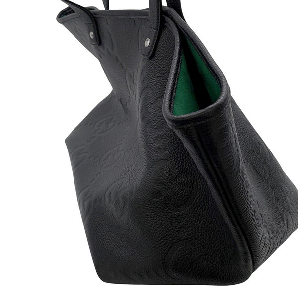 グッチ トートバッグ ジャンボGG ミディアム レザー 818771 GUCCI バッグ 黒