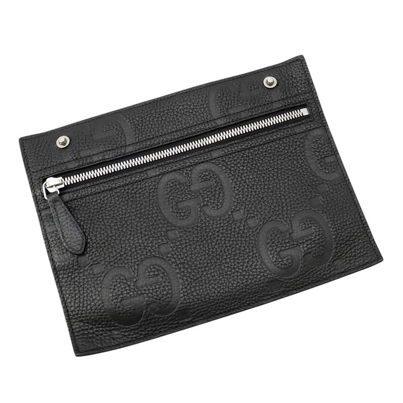 グッチ トートバッグ ジャンボGG ミディアム レザー 818771 GUCCI バッグ 黒
