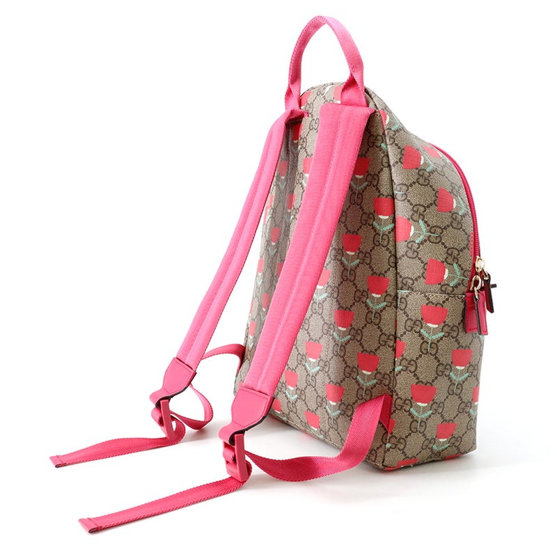 グッチ バックパック GGスプリーム フラワープリント チルドレンズ 782708 GUCCI リュック キッズ キム・スンヨン