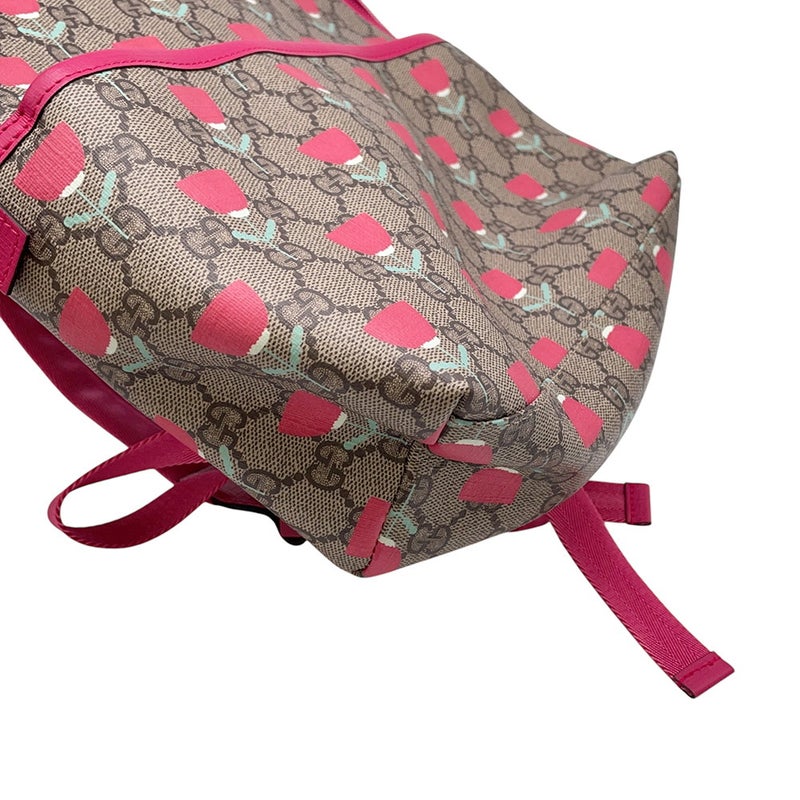 グッチ バックパック GGスプリーム フラワープリント チルドレンズ 782708 GUCCI リュック キッズ キム・スンヨン