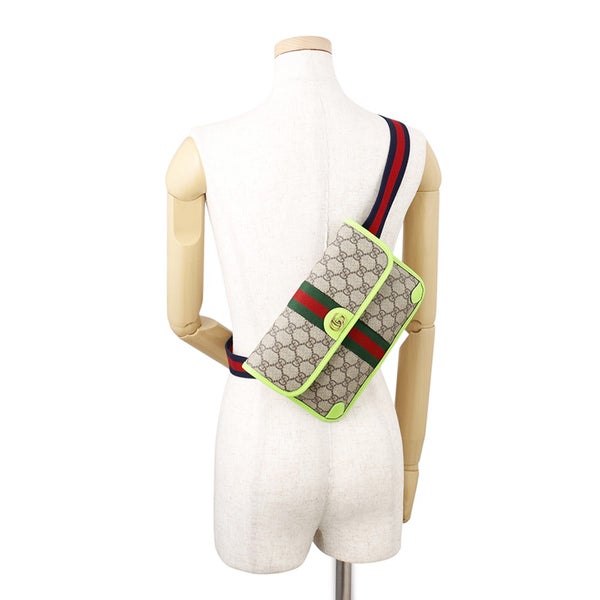グッチ ボディバッグ オフディア GGスプリーム PVC 752597 GUCCI バッグ ウエストバッグ