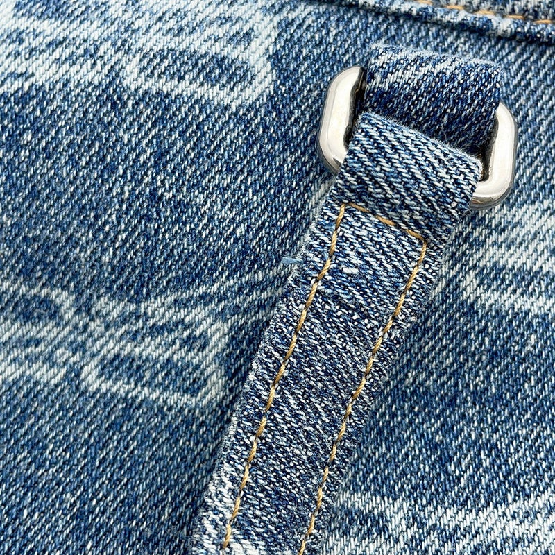 バレンシアガ ハンドバッグ シグネチャー BBモノグラム スモール デニム 702699 BALENCIAGA 2wayショルダー