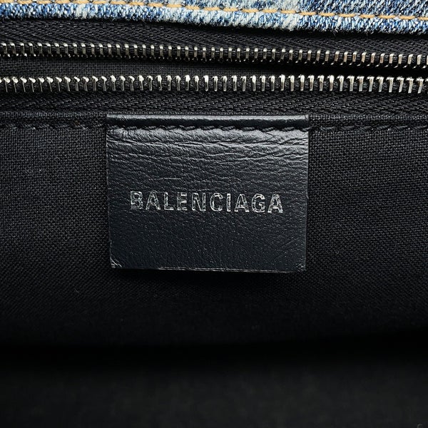 バレンシアガ ハンドバッグ シグネチャー BBモノグラム スモール デニム 702699 BALENCIAGA 2wayショルダー