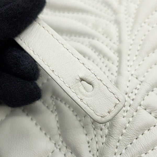 バレンシアガ ハンドバッグ ブランケットスクエアS 466541 BALENCIAGA 2wayショルダーバッグ 白