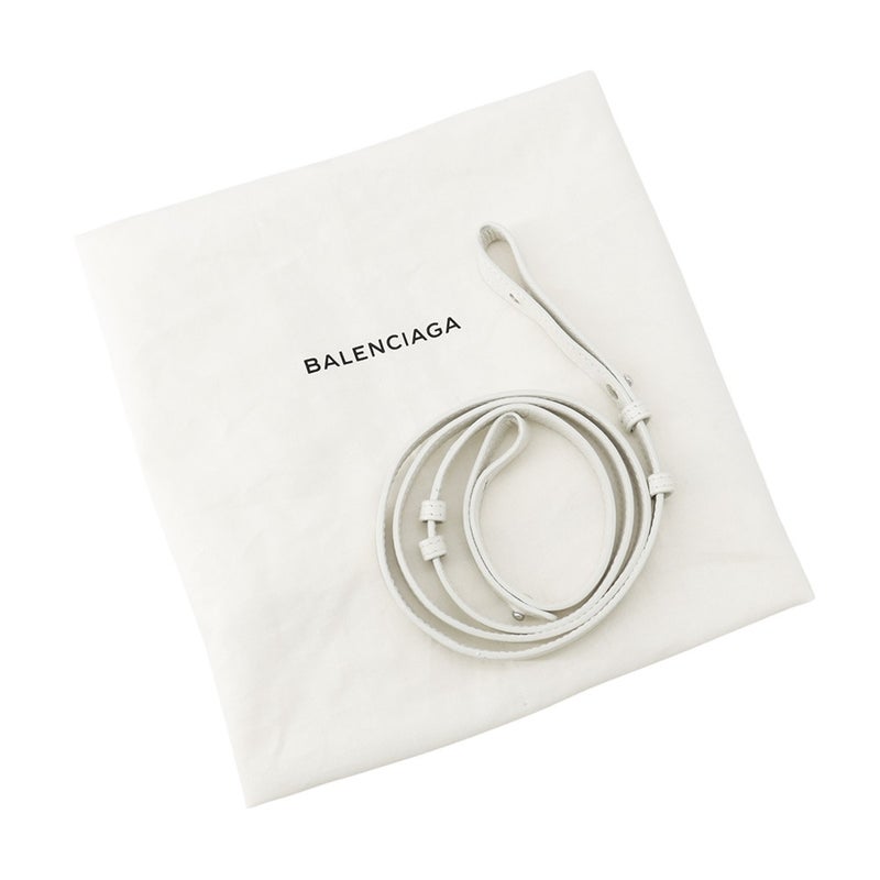 バレンシアガ ハンドバッグ ブランケットスクエアS 466541 BALENCIAGA 2wayショルダーバッグ 白