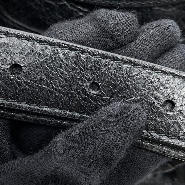 バレンシアガ ショルダーバッグ ル シティ ミニ アリーナラムスキン 806395 BALENCIAGA 2way 黒