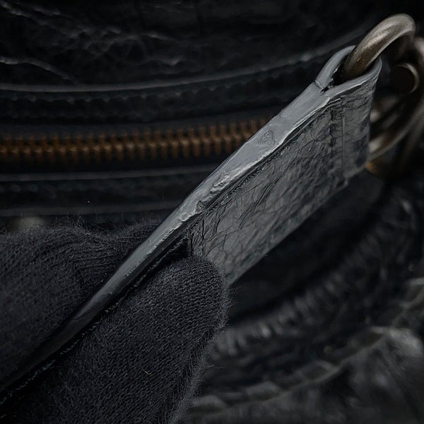 バレンシアガ ショルダーバッグ ル シティ ミニ アリーナラムスキン 806395 BALENCIAGA 2way 黒