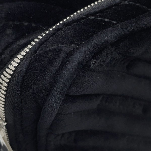 バレンシアガ チェーンショルダーバッグ BB レポーターXS ベロア 526678 BALENCIAGA 黒