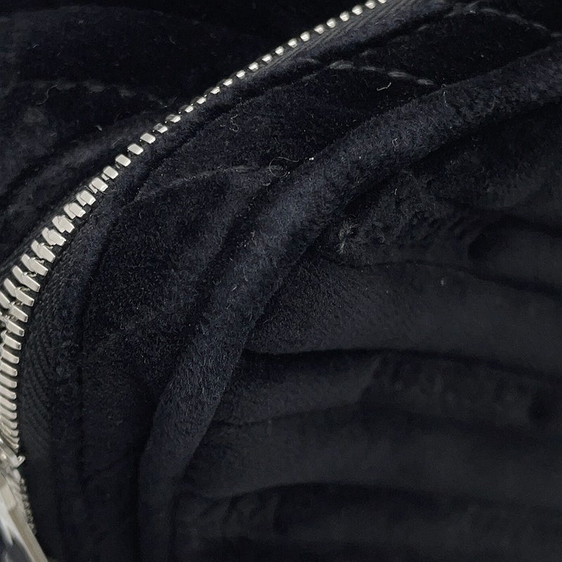 バレンシアガ チェーンショルダーバッグ BB レポーターXS ベロア 526678 BALENCIAGA 黒