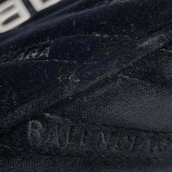 バレンシアガ チェーンショルダーバッグ BB レポーターXS ベロア 526678 BALENCIAGA 黒
