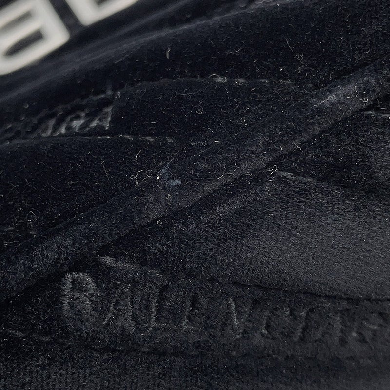 バレンシアガ チェーンショルダーバッグ BB レポーターXS ベロア 526678 BALENCIAGA 黒