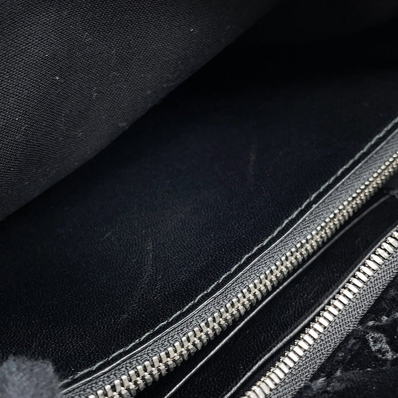 バレンシアガ チェーンショルダーバッグ BB レポーターXS ベロア 526678 BALENCIAGA 黒