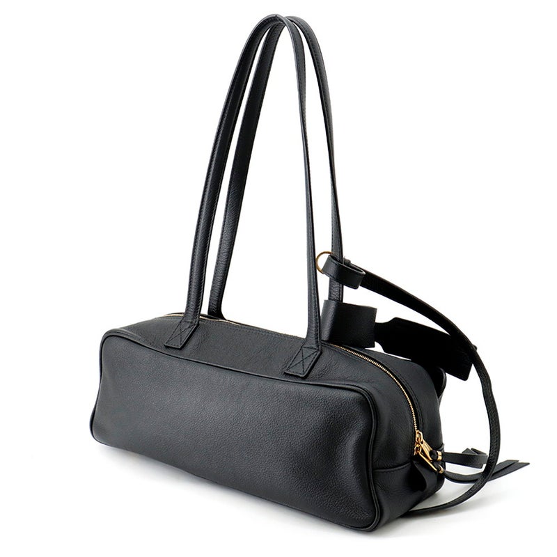 バレンシアガ ショルダーバッグ ボウリングバッグ スモール カーフレザー BALENCIAGA バッグ 黒