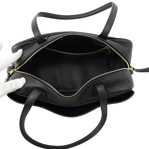 バレンシアガ ショルダーバッグ ボウリングバッグ スモール カーフレザー BALENCIAGA バッグ 黒