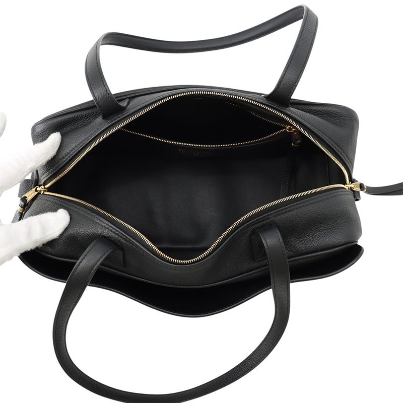 バレンシアガ ショルダーバッグ ボウリングバッグ スモール カーフレザー BALENCIAGA バッグ 黒