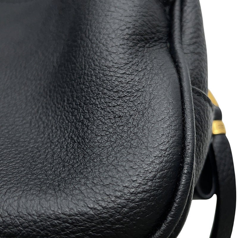 バレンシアガ ショルダーバッグ ボウリングバッグ スモール カーフレザー BALENCIAGA バッグ 黒