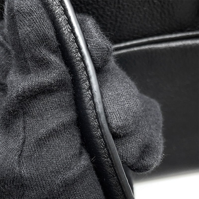 バレンシアガ ショルダーバッグ ボウリングバッグ スモール カーフレザー BALENCIAGA バッグ 黒