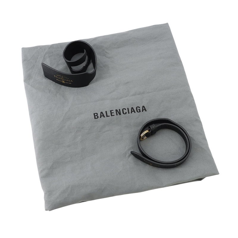 バレンシアガ ショルダーバッグ ボウリングバッグ スモール カーフレザー BALENCIAGA バッグ 黒