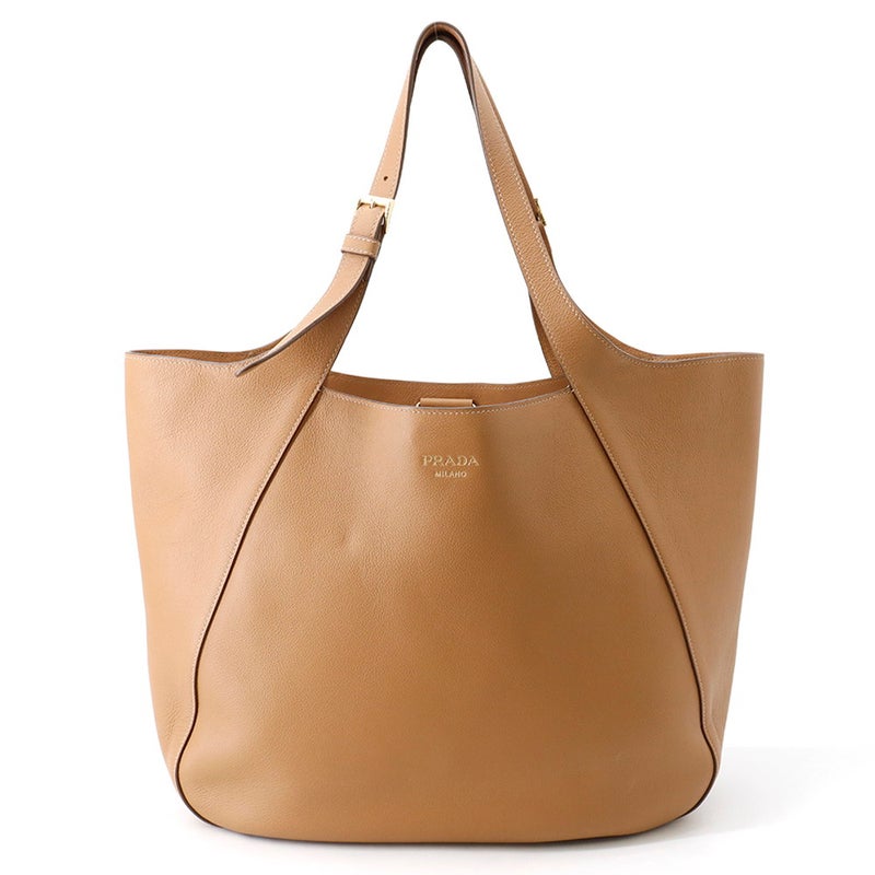 プラダ トートバッグ ロゴ レザー 2VG123 PRADA バッグ