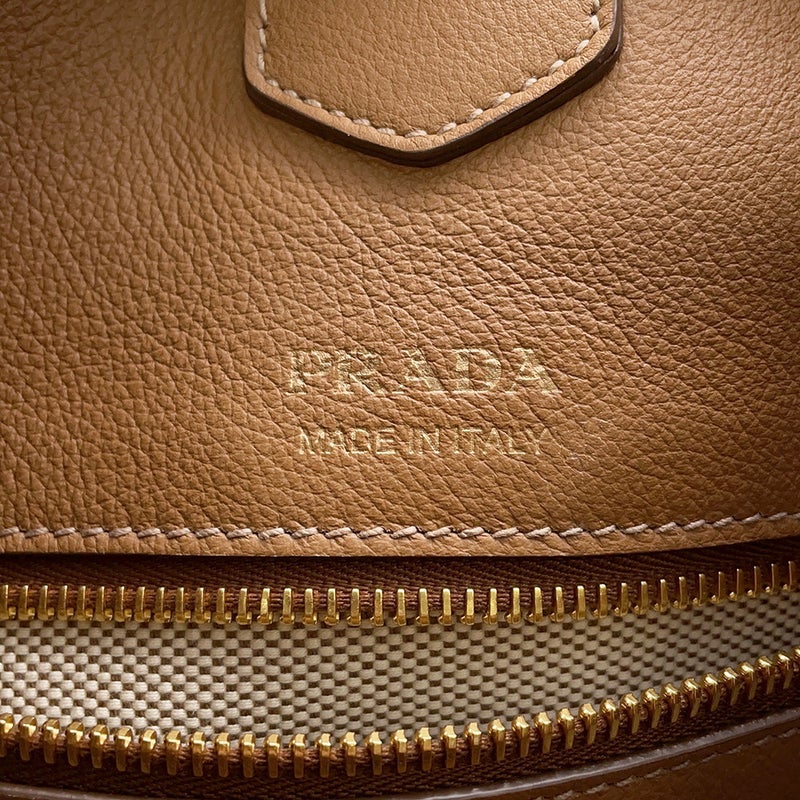 プラダ トートバッグ ロゴ レザー 2VG123 PRADA バッグ