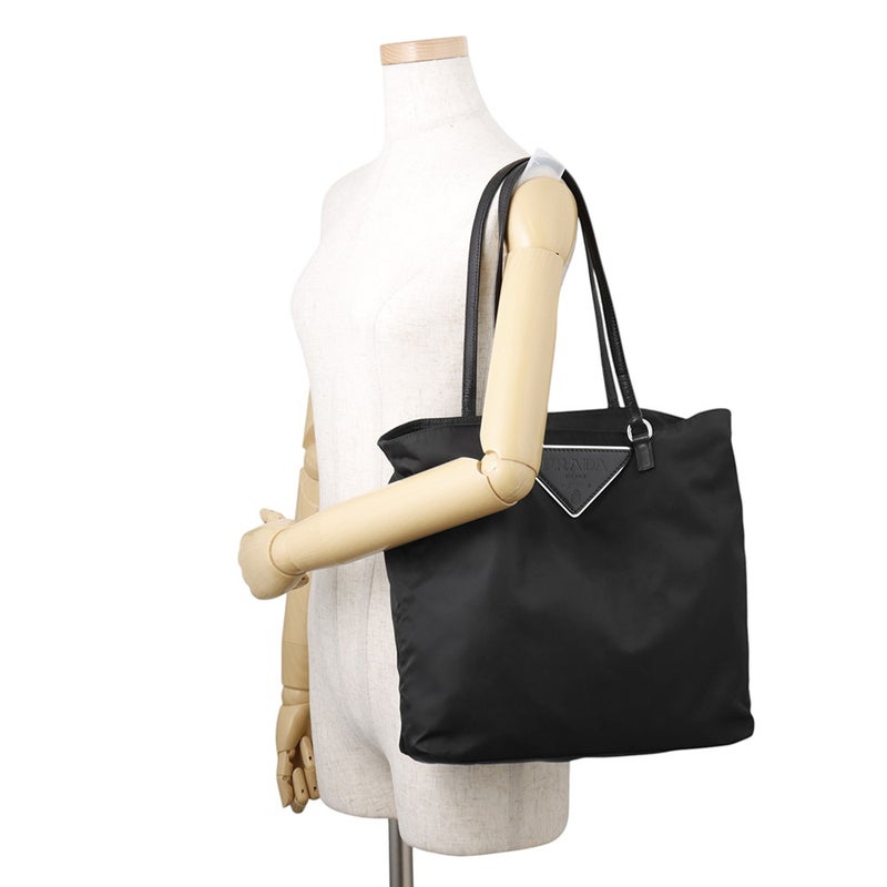プラダ トートバッグ トライアングルロゴ ナイロン PRADA バッグ 黒