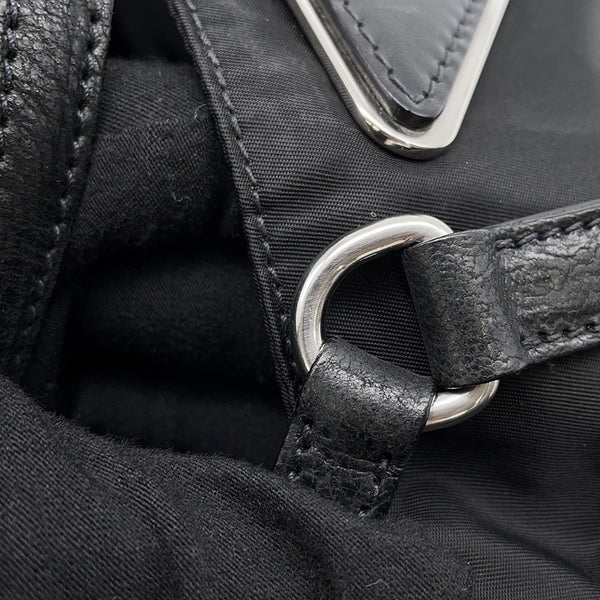 プラダ トートバッグ トライアングルロゴ ナイロン PRADA バッグ 黒