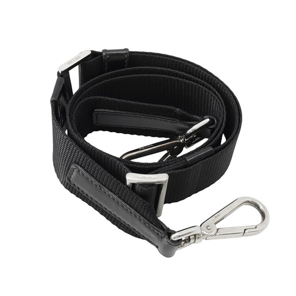 プラダ ハンドバッグ フラワーモチーフ ナイロン PRADA ２wayショルダー 黒