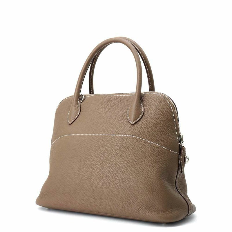 エルメス ハンドバッグ ボリード31 エトゥープ/シルバー金具 トリヨンクレマンス Y刻印 2wayショルダー