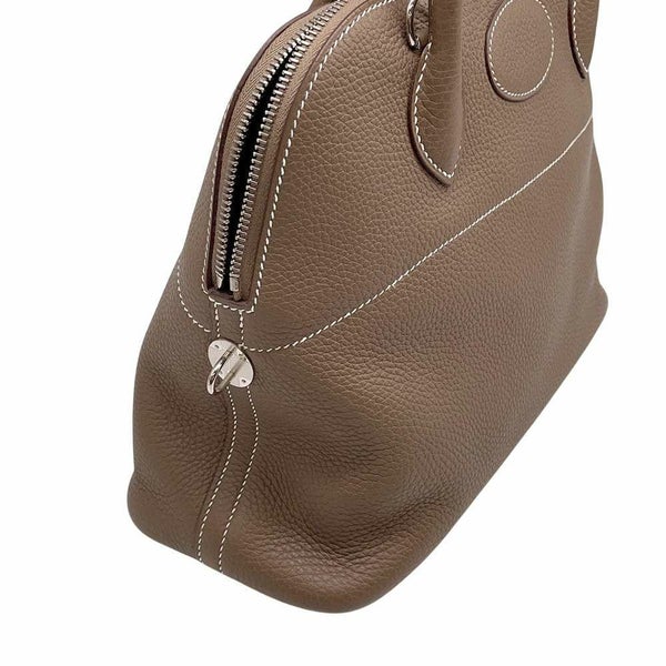 エルメス ハンドバッグ ボリード31 エトゥープ/シルバー金具 トリヨンクレマンス Y刻印 2wayショルダー