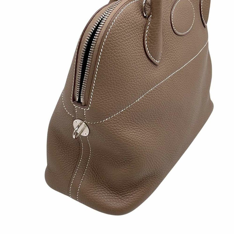 エルメス ハンドバッグ ボリード31 エトゥープ/シルバー金具 トリヨンクレマンス Y刻印 2wayショルダー