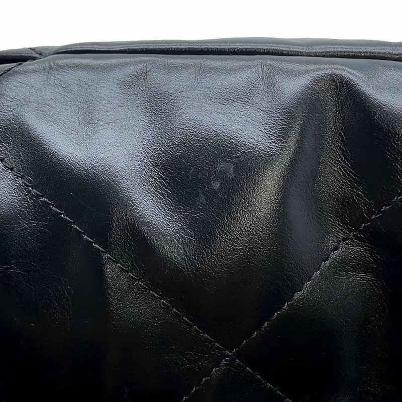 シャネル ハンドバッグ CHANEL 22 ミニ ココマーク パール シャイニーカーフレザー AS3980 2wayショルダーバッグ 黒