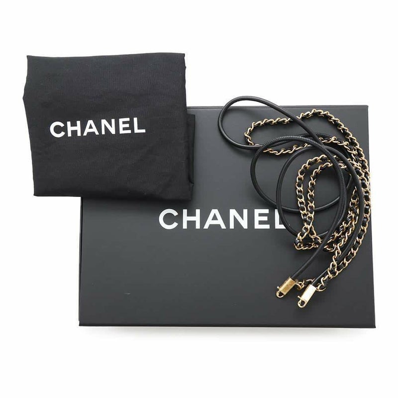 シャネル ハンドバッグ CHANEL 22 ミニ ココマーク パール シャイニーカーフレザー AS3980 2wayショルダーバッグ 黒