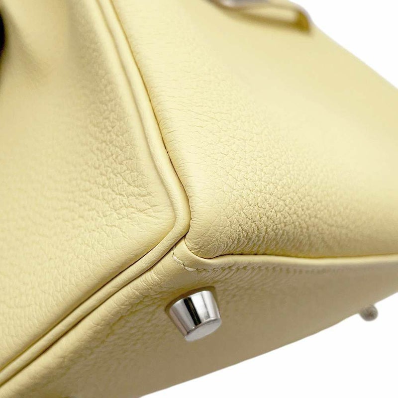 エルメス ハンドバッグ ケリー25 内縫い ジョーヌプッサン/シルバー金具 トゴ W刻印 2wayショルダー