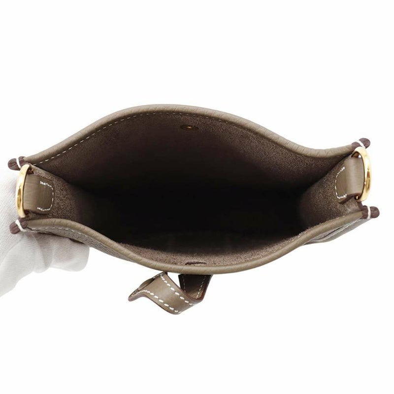 エルメス エブリンTPM アマゾン エトゥープ/ブルーインディゴ/ゴールド金具 トリヨンクレマンス W刻印