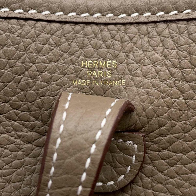 エルメス エブリンTPM アマゾン エトゥープ/ブルーインディゴ/ゴールド金具 トリヨンクレマンス W刻印