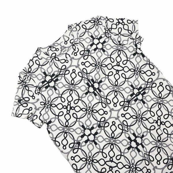 エルメス ワンピース 半袖 コルドリエール コットン レディースサイズ40 HERMES トップス