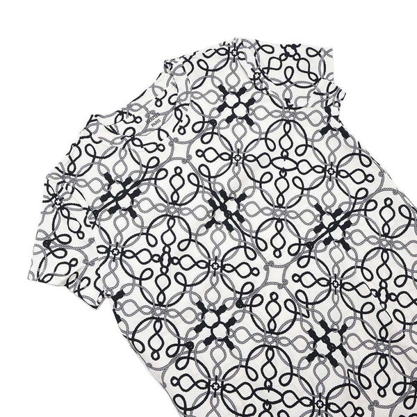 エルメス ワンピース 半袖 コルドリエール コットン レディースサイズ40 HERMES トップス