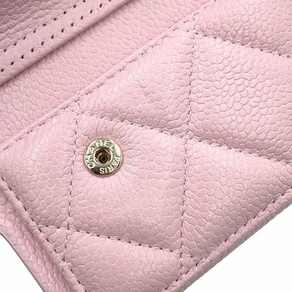 シャネル iPhoneケース マトラッセ ココマーク カードケース付き キャビアスキン AP2689 iphone13pro対応