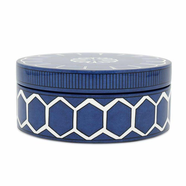 エルメス ボックス ブルーダイユール MM ホワイト/ブルー ラッカーウッド HERMES