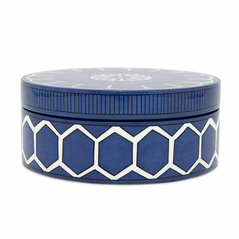 エルメス ボックス ブルーダイユール MM ホワイト/ブルー ラッカーウッド HERMES