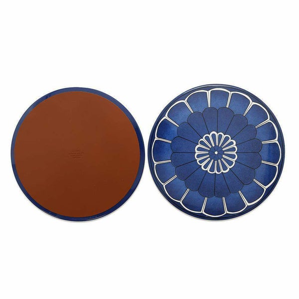 エルメス ボックス ブルーダイユール MM ホワイト/ブルー ラッカーウッド HERMES